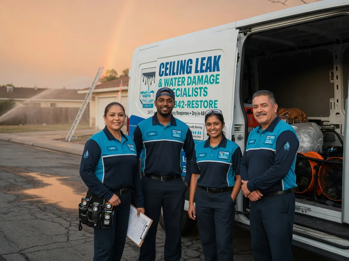 Ceiling Leak Cleanup company in New Germany, MN