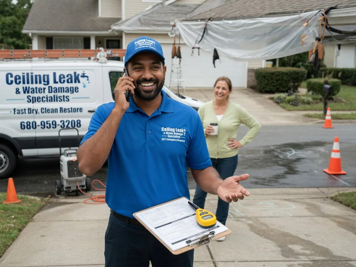 Ceiling Leak Cleanup New Germany, MN FAQs